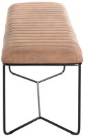 HAKU Möbel Bank 25851 braun Leder 100,0 cm