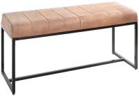 HAKU Möbel Bank 25853 braun Leder 100,0 cm