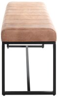 HAKU Möbel Bank 25853 braun Leder 100,0 cm