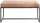 HAKU Möbel Bank 25853 braun Leder 100,0 cm