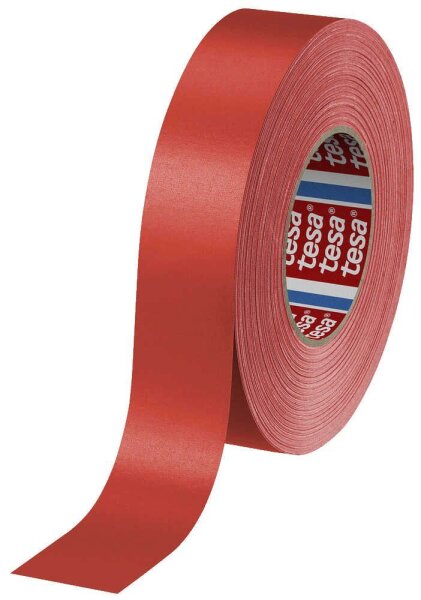tesa 4651 Premium Gewebeband rot 50,0 mm x 50,0 m 1 Rolle