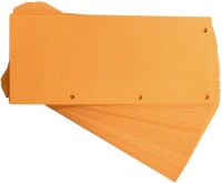 OXFORD Trennstreifen Duo orange, 160 g/qm Karton 24,0 x 10,5 cm, 60 St.