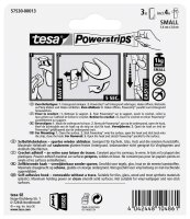 tesa Classic Small Klebehaken für max. 1,0 kg, 1,4 x 3,4 cm, 3 St.