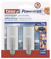 tesa Trend Large Klebehaken für max. 2,0 kg, 2,0 x...
