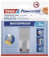 tesa WATERPROOF Large Klebehaken für max. 2,0 kg,...