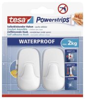 tesa WATERPROOF Small Klebehaken für max. 2,0 kg,...