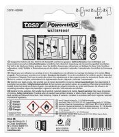 tesa WATERPROOF Small Klebehaken für max. 2,0 kg, 2,0 x 5,0 cm, 2 St.
