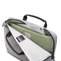 DICOTA Laptoptasche Slim Eco MOTION Kunstfaser grau D31873-RPET bis 39,6 cm (15,6 Zoll)