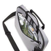 DICOTA Laptoptasche Slim Eco MOTION Kunstfaser grau D31873-RPET bis 39,6 cm (15,6 Zoll)