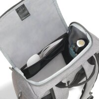 DICOTA Laptop-Rucksack Eco MOTION Kunstfaser hellgrau 23,0 l bis 39,6 cm (15,6 Zoll)