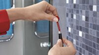tesa Handtuchhaken Powerbutton Universal Medium chrom, 1 St.