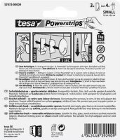 tesa Eckig Small Klebehaken für max. 1,0 kg, 1,4 x 3,4 cm, 3 St.