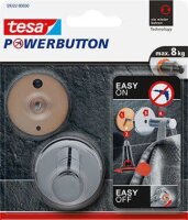 tesa Handtuchhaken Powerbutton Universal Large chrom, 1 St.