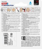 tesa Handtuchhaken Powerbutton Classic eckig silber, 1 St.