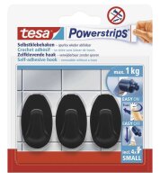 tesa Oval Small Klebehaken für max. 1,0 kg, 1,4 x...