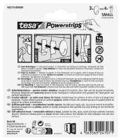 tesa Oval Small Klebehaken für max. 1,0 kg, 1,4 x 3,4 cm, 3 St.