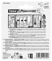 tesa Eckig Large Klebehaken für max. 2,0 kg, 2,0 x 5,0 cm, 2 St.