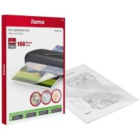 hama Laminierfolien glänzend für A4 125 micron,...