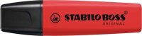 STABILO BOSS  ORIGINAL Textmarker rot, 1 St.