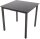 VCM my garden Gartentisch schwarz quadratisch 80,0 x 80,0 x 73,0 cm