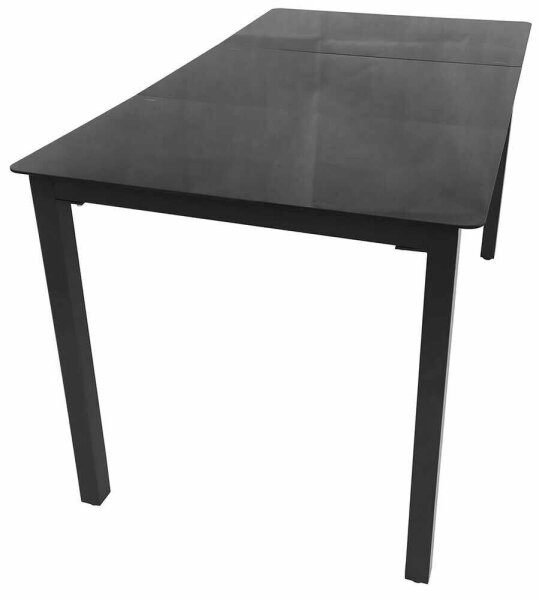 VCM my garden Gartentisch schwarz rechteckig 140,0 x 80,0 x 73,0 cm