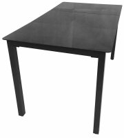 VCM my garden Gartentisch schwarz rechteckig 140,0 x 80,0...