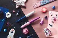 STABILO EASYoriginal 3D DreamWorld Tintenroller pink, rosa 0,5 mm, Schreibfarbe: blau, 1 St.