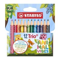 STABILO Trio® dick, kurz Animal Vibes  Buntstifte...