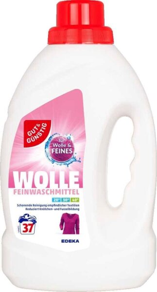 GUT&GÜNSTIG WOLLE Waschmittel flüssig, 1,5 l