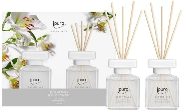 ipuro Raumduft ESSENTIALS white lily blumig 50,0 ml, 2 St.  ( IFC2706 )