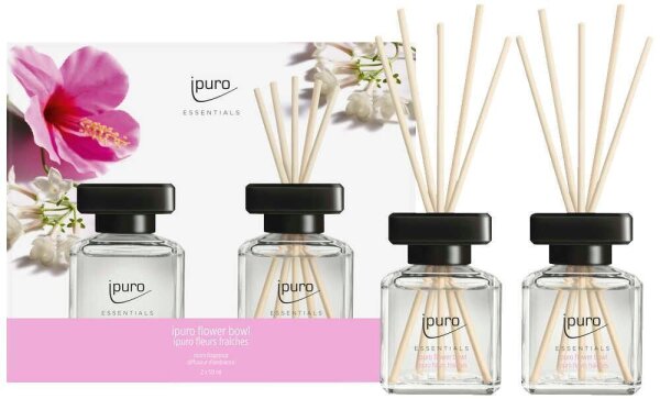 ipuro Raumduft ESSENTIALS flower bowl blumig 50,0 ml, 2 St.  ( IFC2701 )