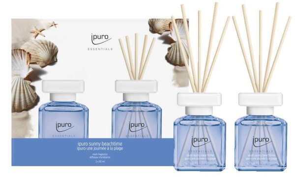 ipuro Raumduft ESSENTIALS sunny beachtime fruchtig 50,0 ml, 2 St.  ( IFC2709 )