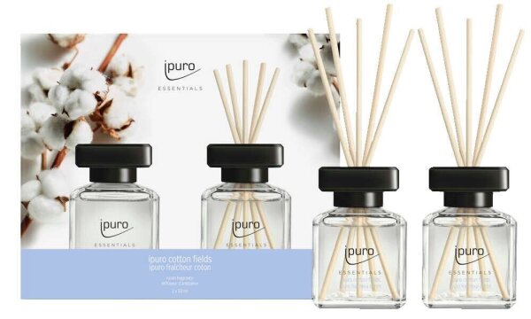 ipuro Raumduft ESSENTIALS cotton fields blumig 50,0 ml, 2 St.  ( IFC2700 )