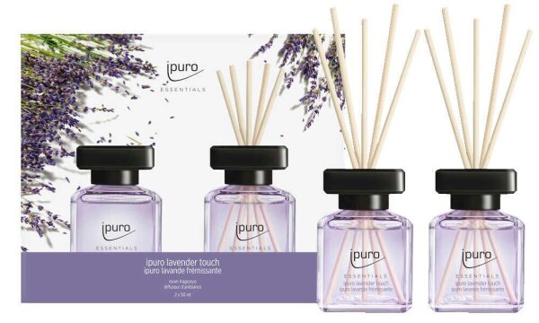 ipuro Raumduft ESSENTIALS lavender touch blumig 50,0 ml, 2 St.  ( IFC2710 )