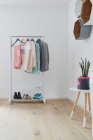 LOVE !T STORE !T Rollgarderobe 670148 weiß Metall ohne Haken 84,0 x 101,0 - 165,0 cm, 1 St.