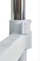 LOVE !T STORE !T Rollgarderobe 670148 weiß Metall ohne Haken 84,0 x 101,0 - 165,0 cm, 1 St.