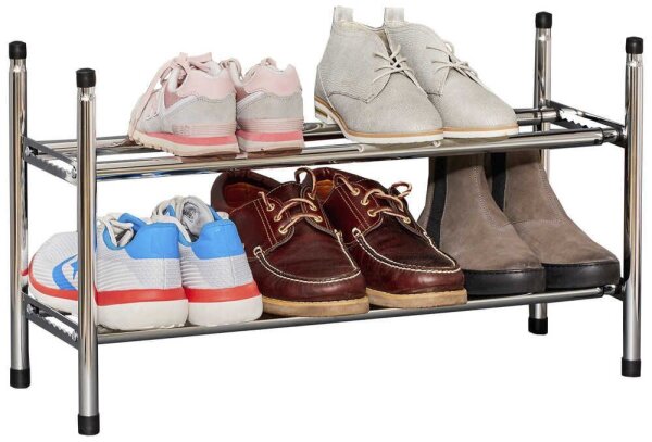 LOVE !T STORE !T Teleskop-Schuhregal LOFT schwarz 64,0 - 118,0 x 23,0 x 37,0 cm, 1 St.