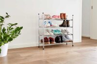 LOVE !T STORE !T Teleskop-Schuhregal LOFT schwarz 64,0 - 118,0 x 23,0 x 37,0 cm, 1 St.