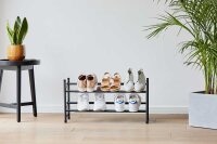 LOVE !T STORE !T Teleskop-Schuhregal LOFT schwarz 62,0 - 116,0 x 23,0 x 36,0 cm, 1 St.