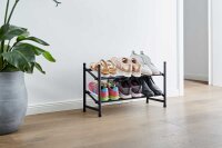 LOVE !T STORE !T Teleskop-Schuhregal LOFT schwarz 62,0 - 116,0 x 23,0 x 36,0 cm, 1 St.