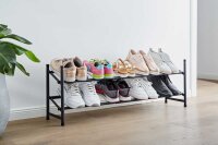 LOVE !T STORE !T Teleskop-Schuhregal LOFT schwarz 62,0 - 116,0 x 23,0 x 36,0 cm, 1 St.