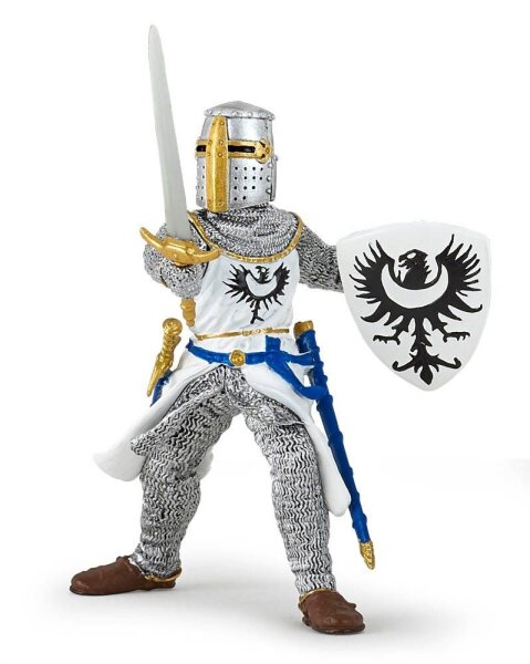 papo 39946 Weißer Ritter mit Schwert Spielfigur