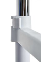 LOVE !T STORE !T Rollgarderobe 670124 weiß Metall ohne Haken 90,0 - 134,0 x 98,0 - 168,0 cm, 1 St.