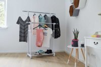LOVE !T STORE !T Rollgarderobe 670124 weiß Metall ohne Haken 90,0 - 134,0 x 98,0 - 168,0 cm, 1 St.