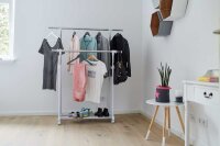 LOVE !T STORE !T Rollgarderobe 670124 weiß Metall ohne Haken 90,0 - 134,0 x 98,0 - 168,0 cm, 1 St.