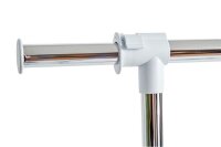 LOVE !T STORE !T Rollgarderobe 670124 weiß Metall ohne Haken 90,0 - 134,0 x 98,0 - 168,0 cm, 1 St.