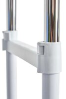 LOVE !T STORE !T Rollgarderobe 670124 weiß Metall ohne Haken 90,0 - 134,0 x 98,0 - 168,0 cm, 1 St.
