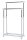 LOVE !T STORE !T Rollgarderobe 670124 weiß Metall ohne Haken 90,0 - 134,0 x 98,0 - 168,0 cm, 1 St.