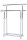 LOVE !T STORE !T Rollgarderobe 670124 weiß Metall ohne Haken 90,0 - 134,0 x 98,0 - 168,0 cm, 1 St.