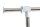 LOVE !T STORE !T Rollgarderobe 670124 weiß Metall ohne Haken 90,0 - 134,0 x 98,0 - 168,0 cm, 1 St.